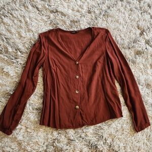 House Rust Button-Down Women's Shirt